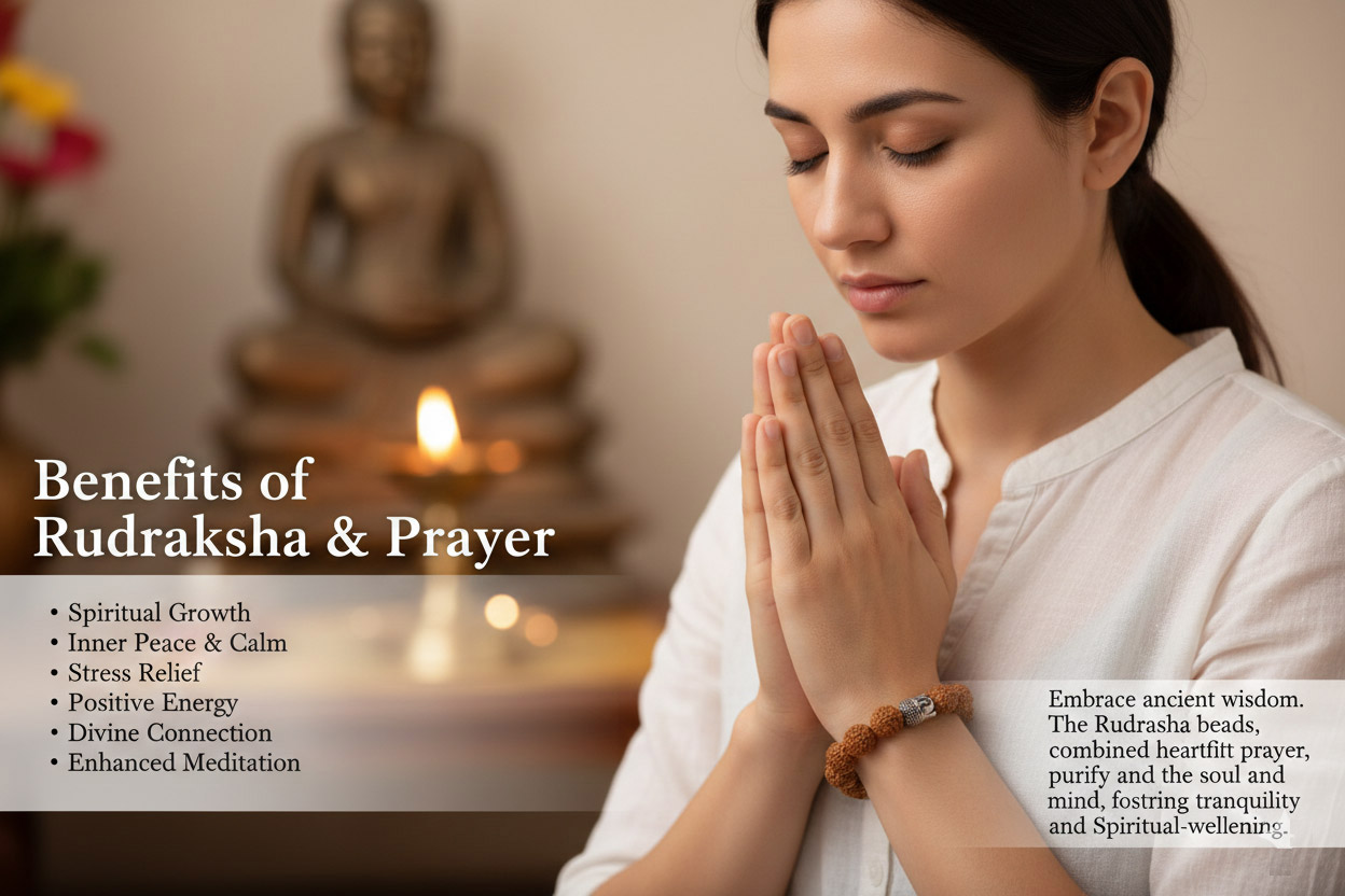 Genuine Natural Rudraksha Bracelet with Buddha Head - Image 4