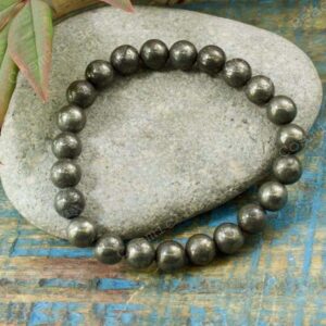 Original Pyrite Stones Bracelet for Women & Men ( Money Magnet Crystal Bracelet for Success & Confidence )