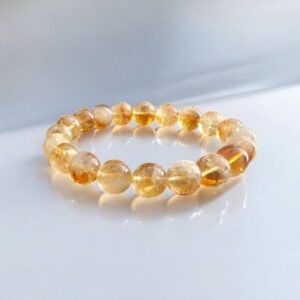 Original Citrine Stones Bracelet for Women & Men ( Abundance & Prosperity – Money Attraction Crystal Bracelet )
