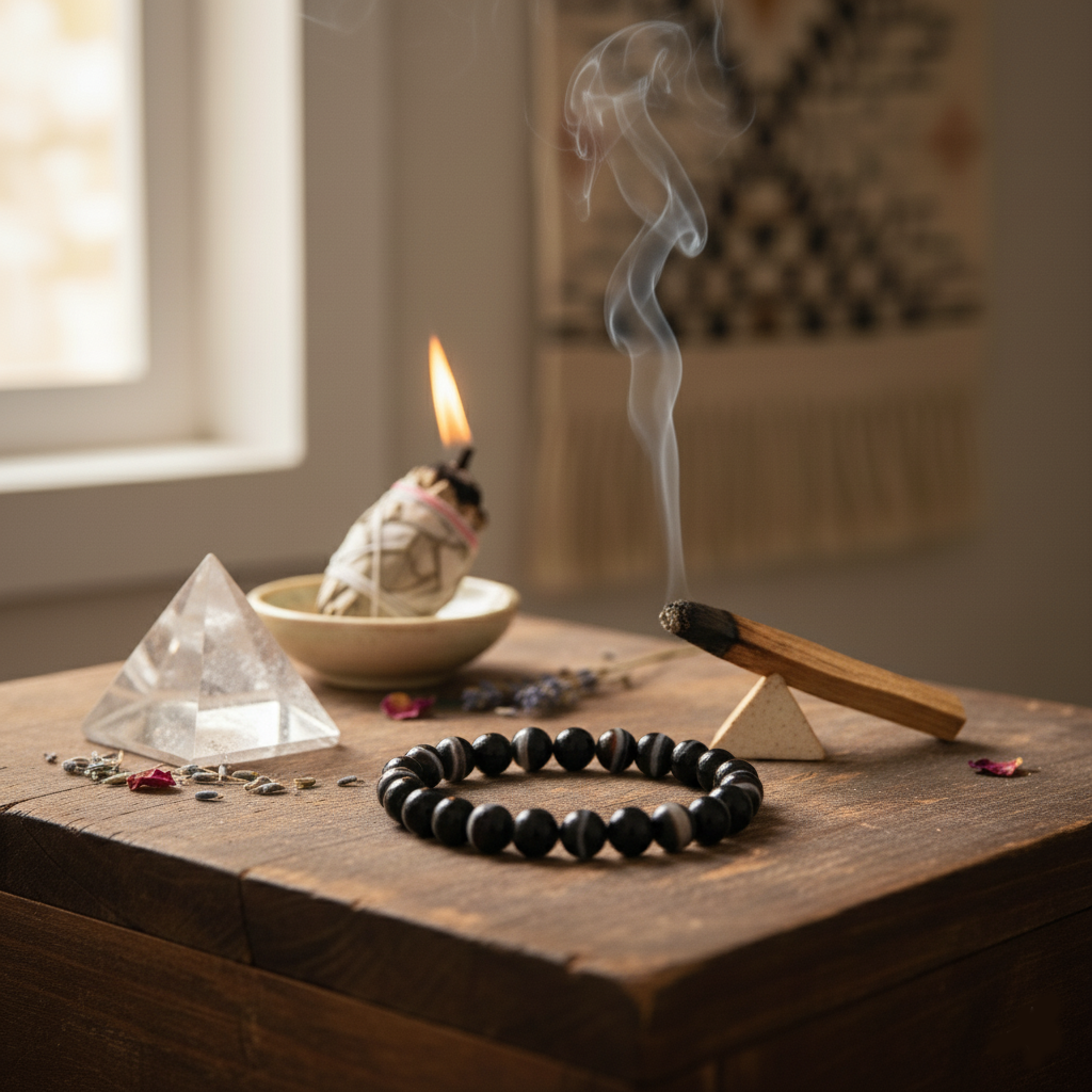 Original Sulemani Hakik Stones Bracelet for Women & Men | Protection, Strength & Positive Energy Crystal Bracelet - Image 5