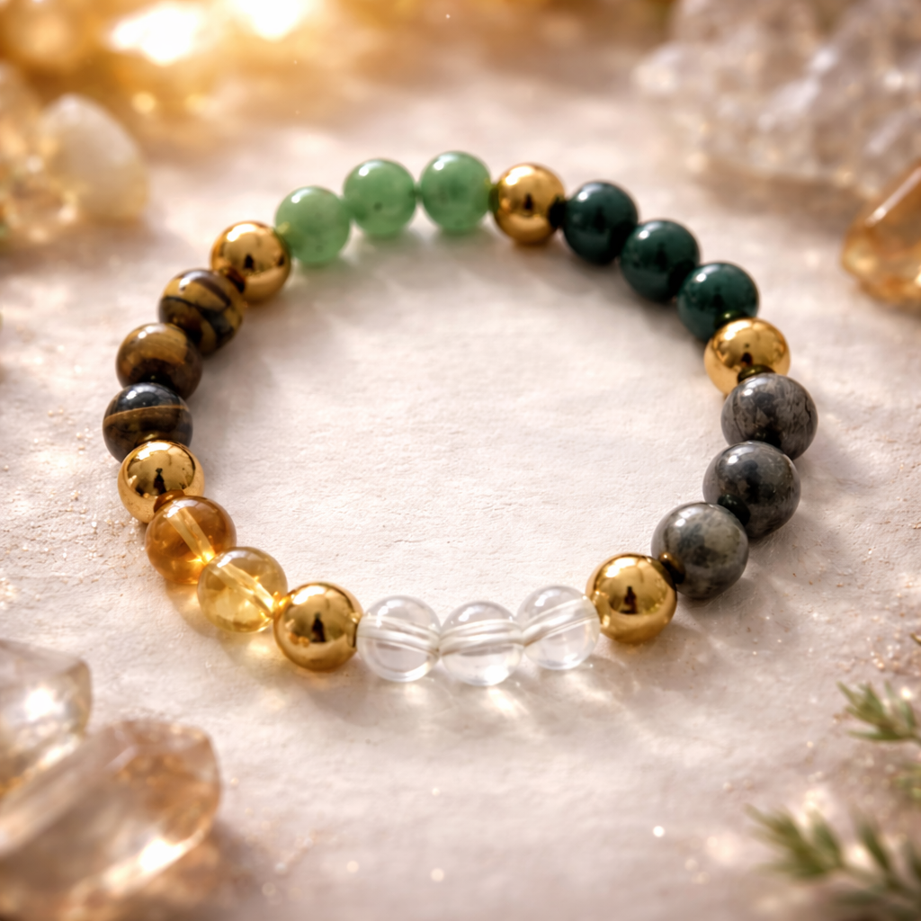 Original 100% Genuine Dhanyog Stones Bracelet for Money Attract - Financial Support, Success & Growth | Future, Spiritual Healing Crystals Bracelet for Women & Men - Image 7