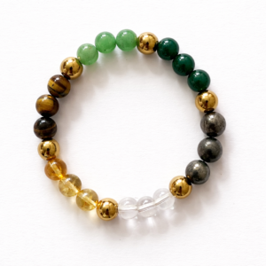 Original 100% Genuine Dhanyog Stones Bracelet for Money Attract - Financial Support, Success & Growth | Future, Spiritual Healing Crystals Bracelet for Women & Men