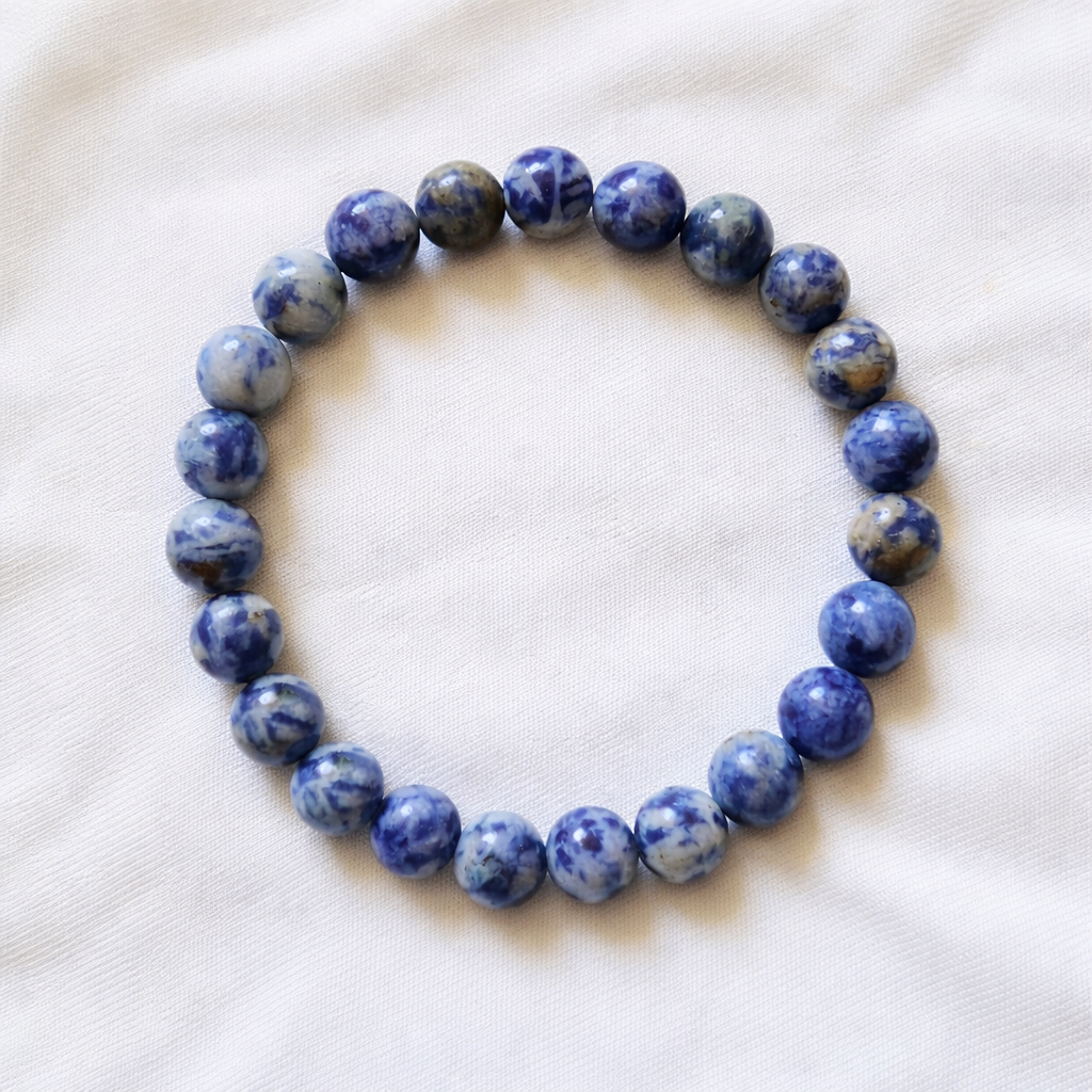 Original Sodalite Stones Bracelet for Women & Men ( Focus & Communication | Calm & Self-Expression Stone )