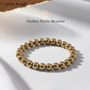 Original 100% Pure Golden Pyrtie Bracelet for Women & Men ( Luxury Wealth Attraction & Confidence Booster | Manifest Money, Success & Abundance )