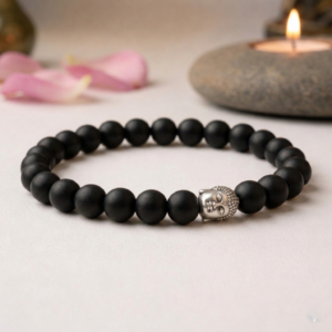Cosmic Beads Karungali Buddha Charm Bracelet – Protection, Positivity & Spiritual Power