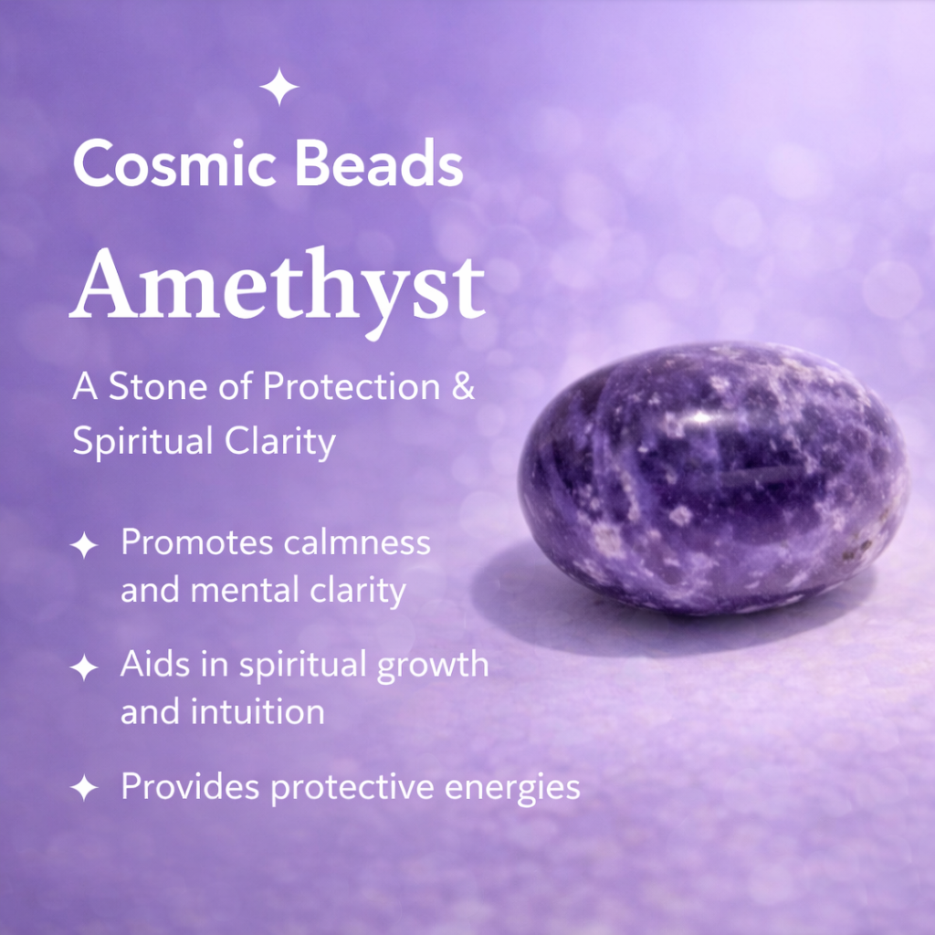 Cosmic Beads 100% Original Amethyst Stones Bracelet for Kumbh Rashi ( Aquarius ) - Attract Positivity, Balance Energy & Inner Wisdom - Image 6