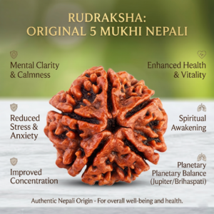 original 5 mukhi rudraksha