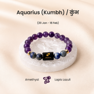 cosmic beads original aqurius bracelet kumbh rashi bracelet bracelet for men and women